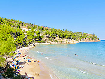 Beautiful unknown beaches on Alonissos in Greece.