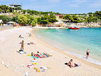 Roussoum beach on Alonissos.