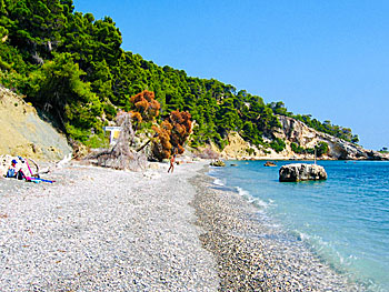 Vythisma beach on Alonissos.