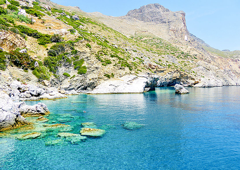 Agia Anna in Amorgos is my favorite for snorkeling in Greece. 