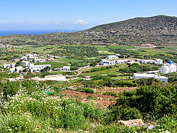 The village Arkesini on Amorgos.