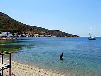 Katapola beach on Amorgos.