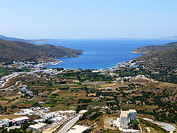 The village Katapola on Amorgos.