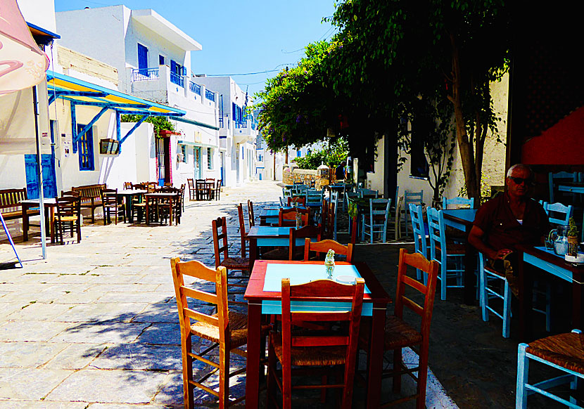 The village of Langada on northern Amorgos in the Cyclades.