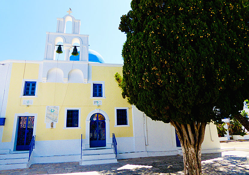 Churches in Langada on Amorgos.