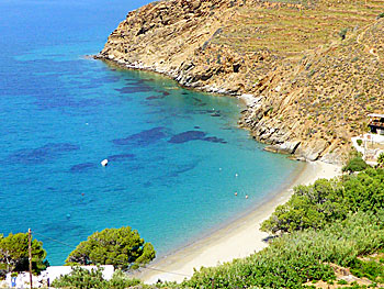 Levrossos beach on Amorgos.