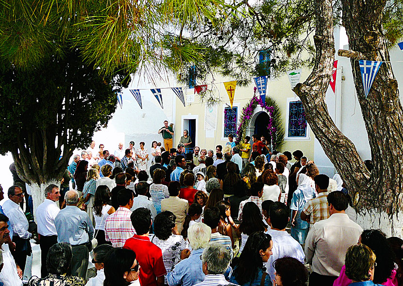 The church in Langada is celebrated on September 17 every year.