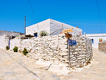 The village Vroutsi on Amorgos.