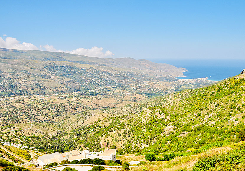 The Monastery of Panachrantos is located near the village of Aladino and Andros Chora.