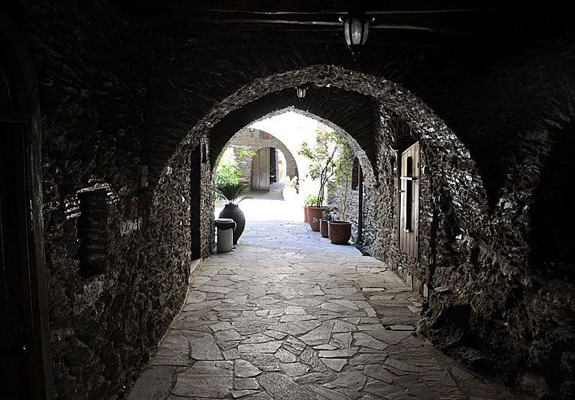 The entrance to the Monastery of Panachrantos.