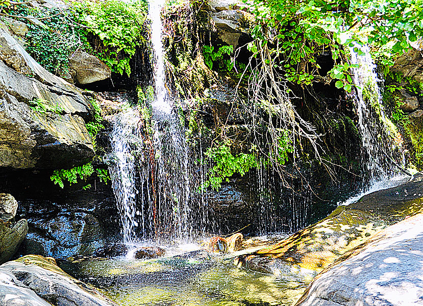 Pithara Waterfalls whose waters powered the waterwheel in Fabrika.