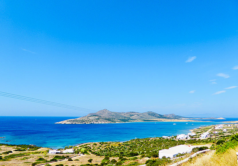 Hike to Agios Georgios beach and Despotiko island on Antiparos.