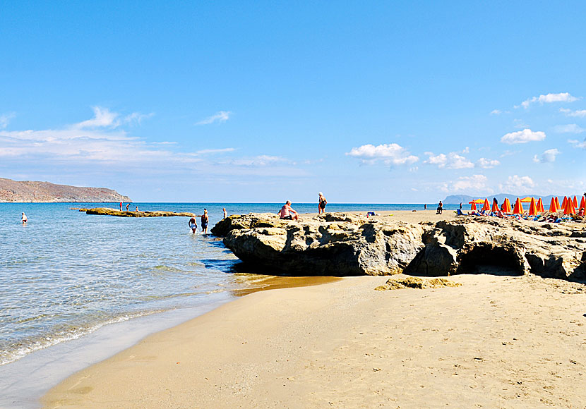 Agia Marina near Chania is one of Crete's most popular charter destinations.