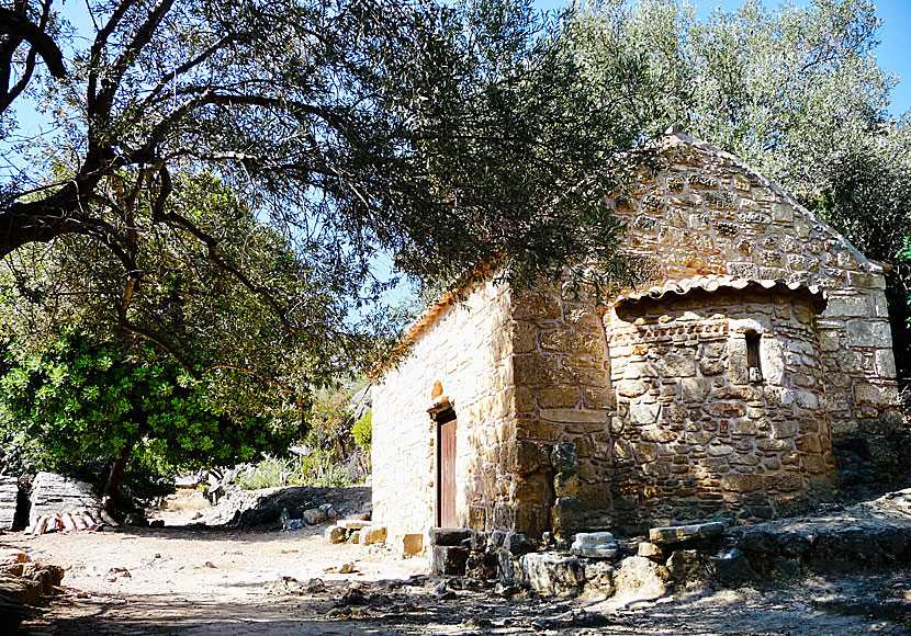 Agios Kirikos church in Lissos in southern Crete.