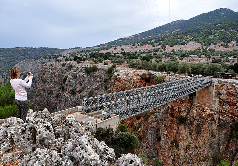 Aradena bridge near Anopoli in southern Crete.