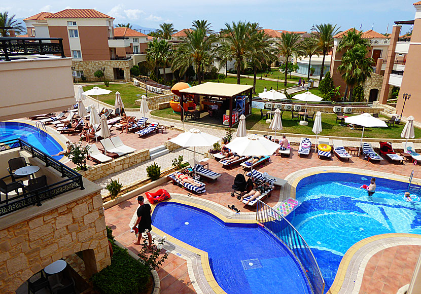 Caldera beach hotel in Gerani in Crete.