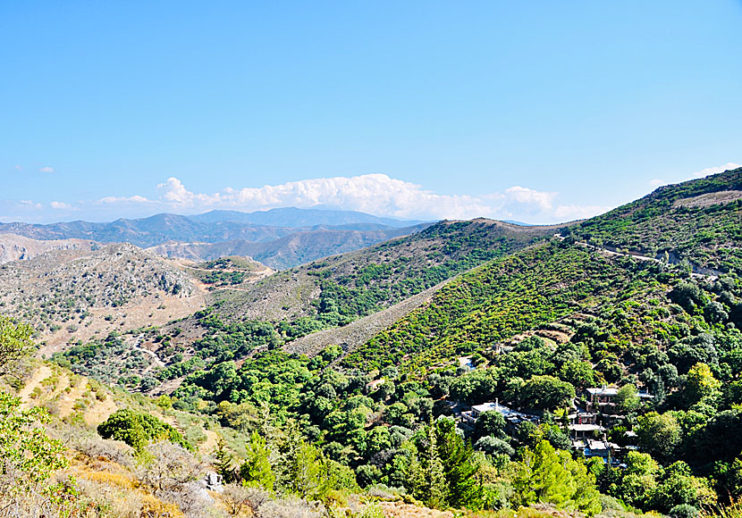 The so-called ecological village Milia Mountain Retreat in Crete.