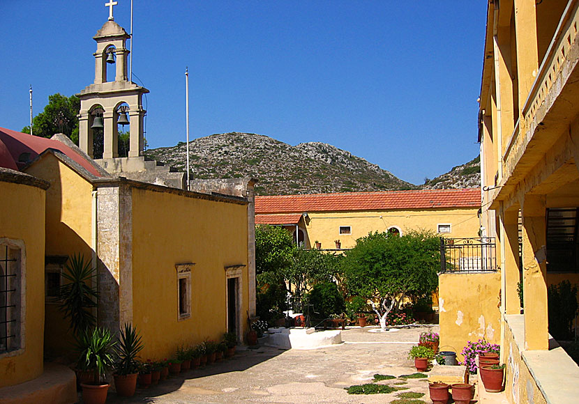 Gouvernetto Monastery in the Akrotiri peninsula in Crete.
