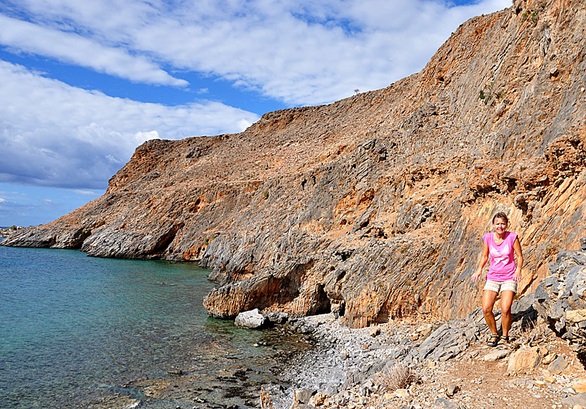 Hike the E4 from Chora Sfakion to Marmara beach, via Loutro, Phoenix and Lykos.