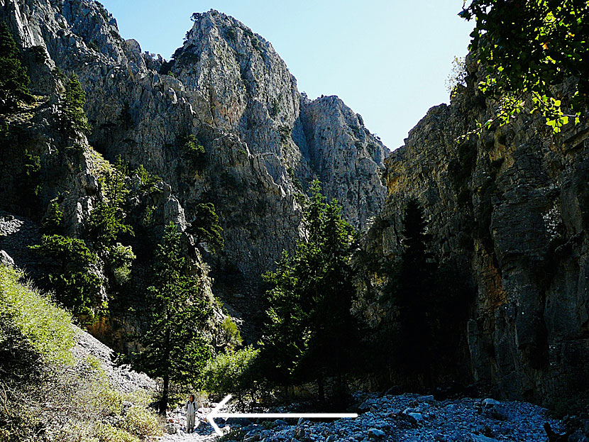 The Imbros gorge is Crete's second most popular hiking trail after the Samaria gorge. 