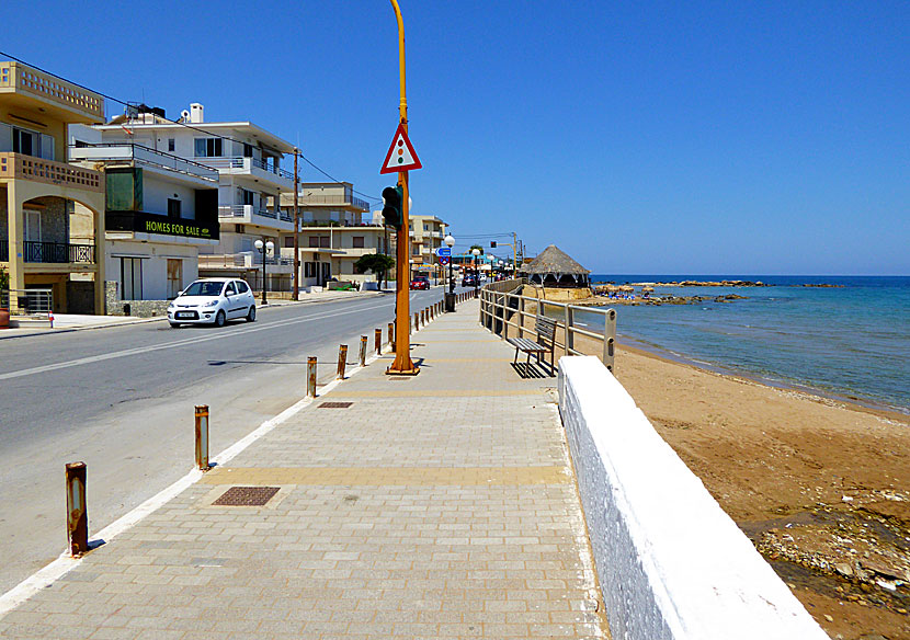 Kalamaki west of Chania in Crete.
