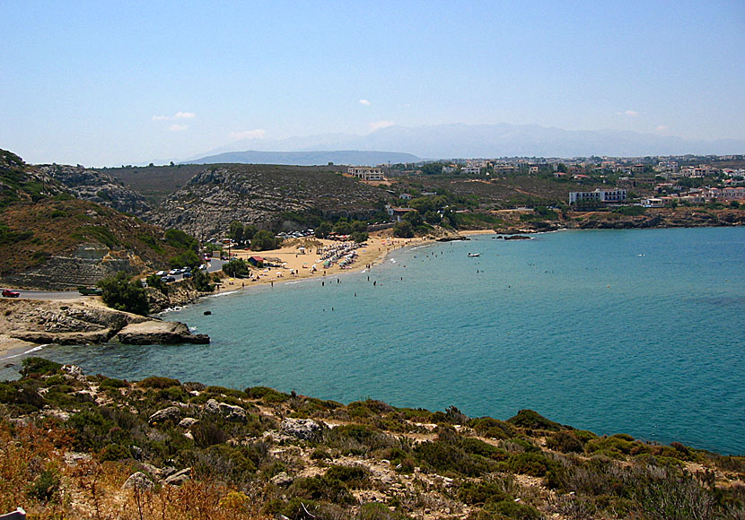 Kalathas beach in the Akrotiri peninsula east of Chania in Crete.