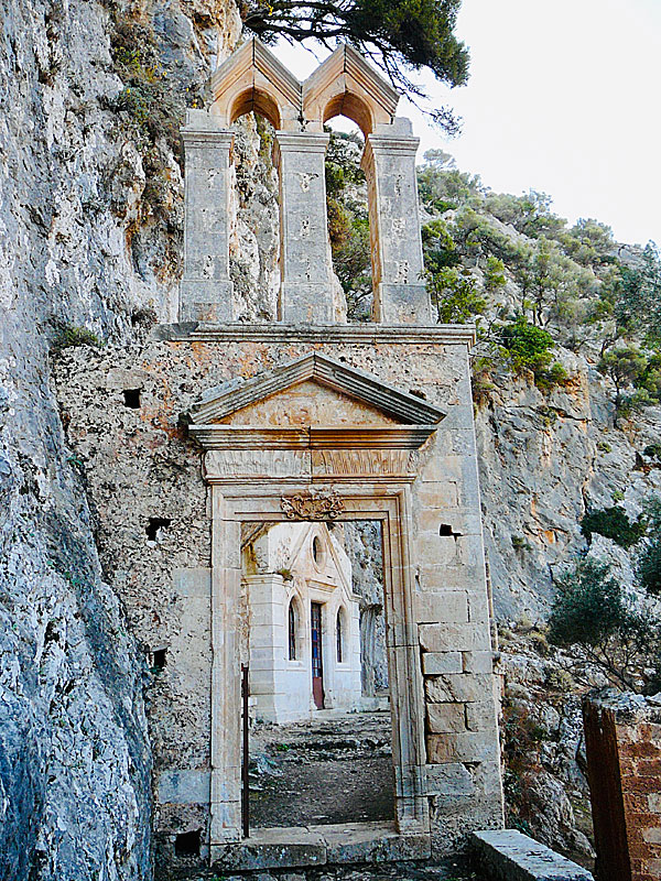 Katholiko Monastery in the Akrotiri peninsula in Crete.