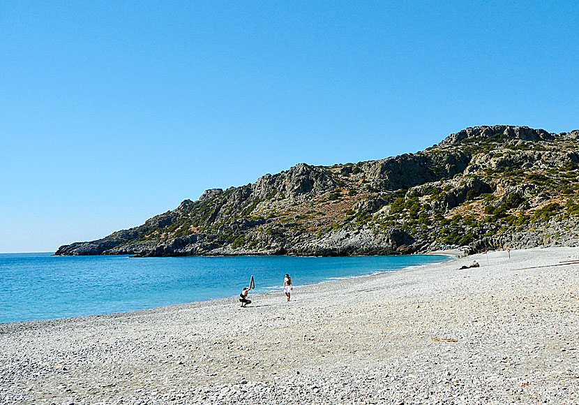 Krios beach near Paleochora in Crete.