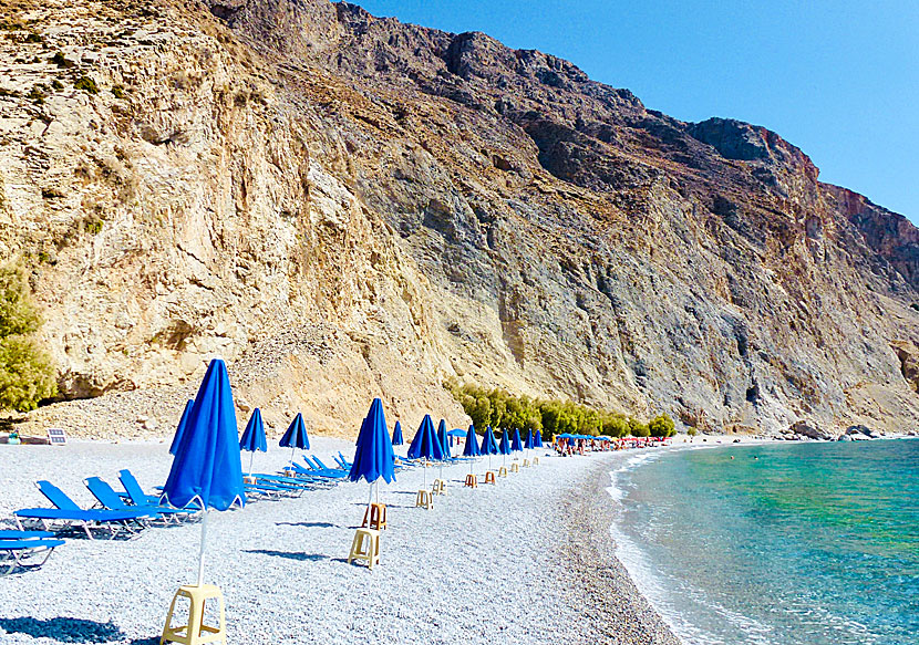 SSweetwater beach in southern Crete.
