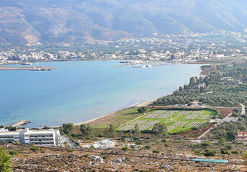 Allied Cemetery in Souda east of Chania in Crete.