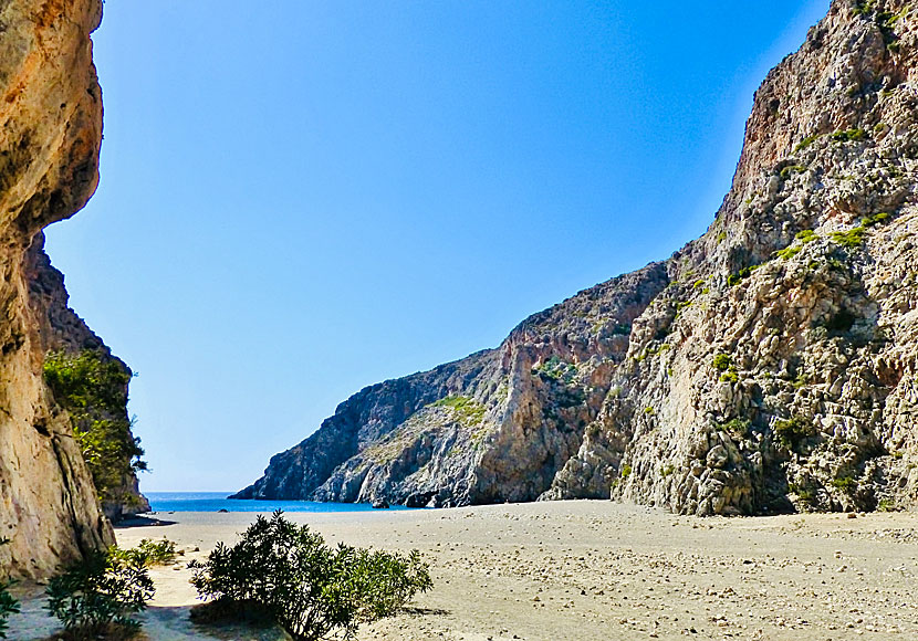 Agiofarago beach south of Zaros in Heraklion.