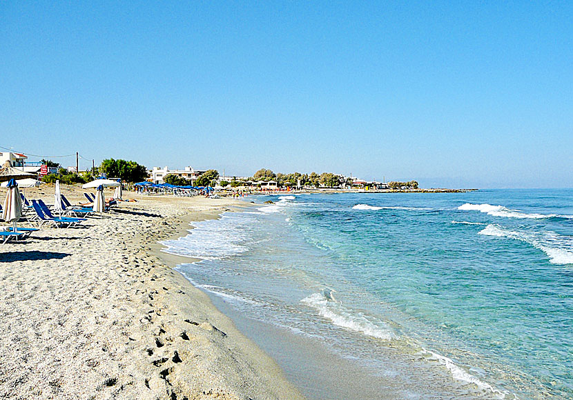 The beach in Analipsi close to Heraklion in Crete.