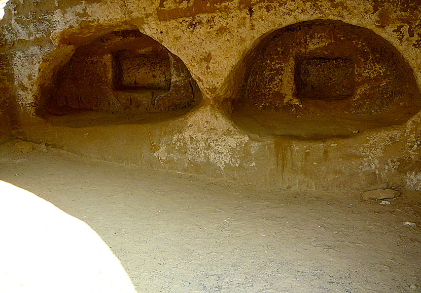 Cat Stevens, Donovan, Joni Mitchell and Bob Dylan lived in the Matala Caves in the 1960s.