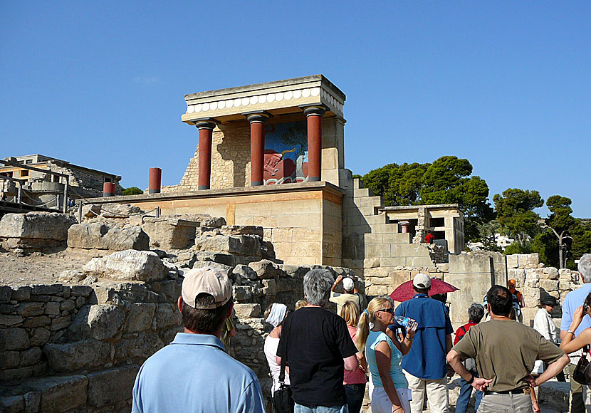 The Minoan Palace of Knossos in Heraklion.