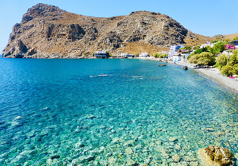 Lentas beach in southern Crete.