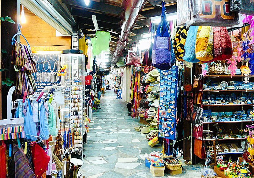 The bazaar in Matala is like the bazaar in Istanbul.