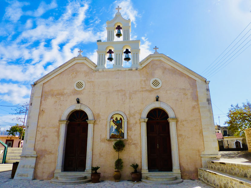 Moni Odigitria Monastery in Sivas on Crete.