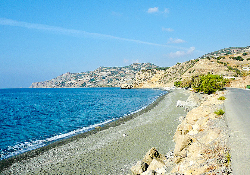 Tertsa beach close to Mirtos in southern Crete.
