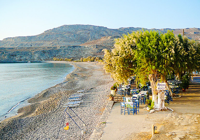 Taverna Akrogiali in Kato Zakros in eastern Crete.