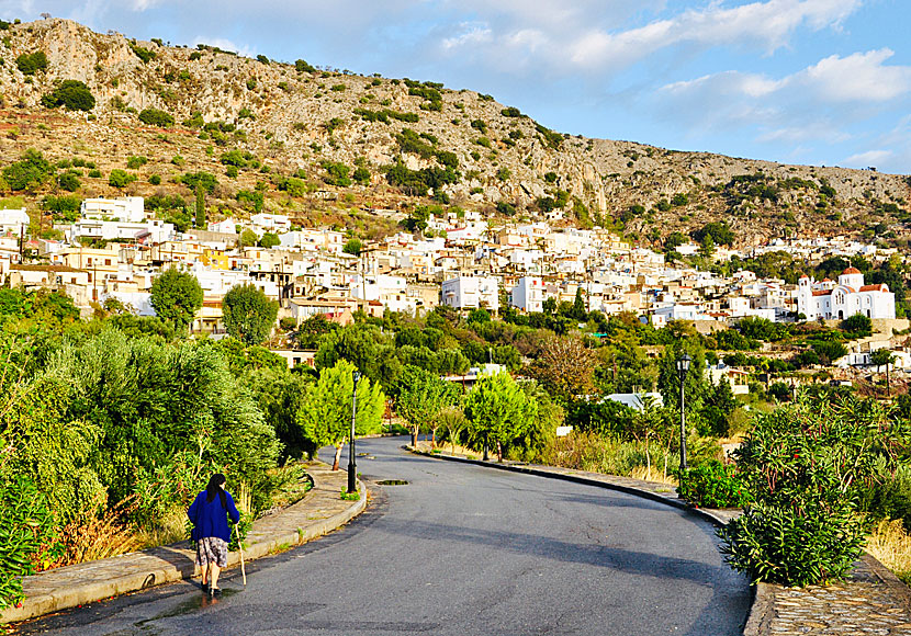 Don't miss the village of Kritsa when you visit the church of Panagia Kera near Agios Nikolaos in Crete.