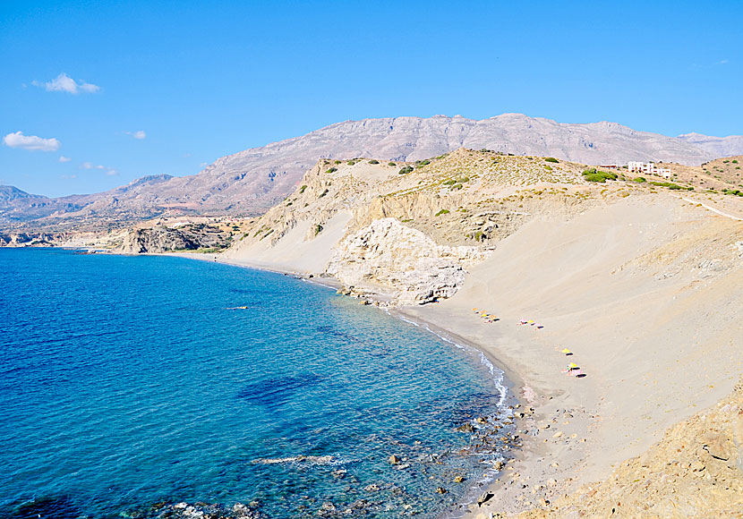 Big Beach in Agios Pavlos in southern Crete
