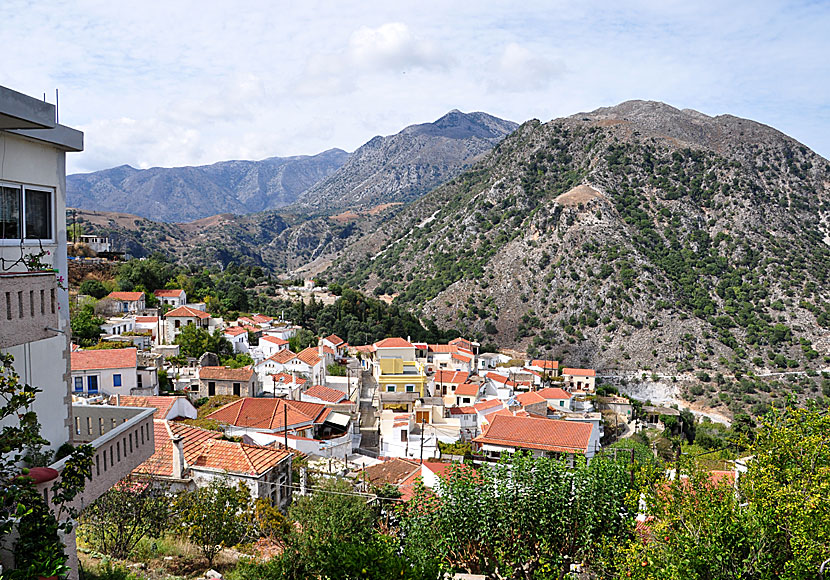 The very beautiful village of Argiroupolis in Crete.