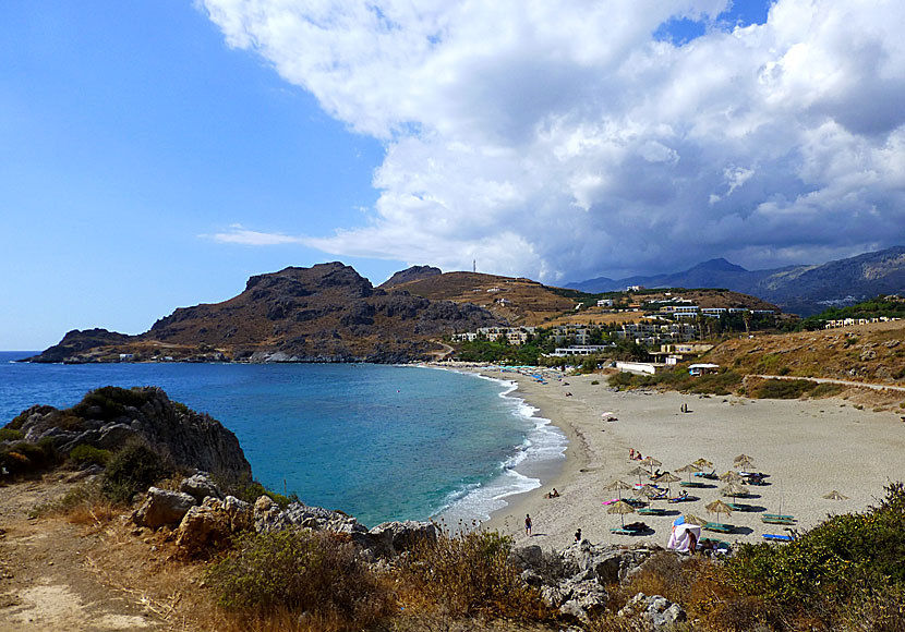 Damnoni beach close to Plakias in Crete.