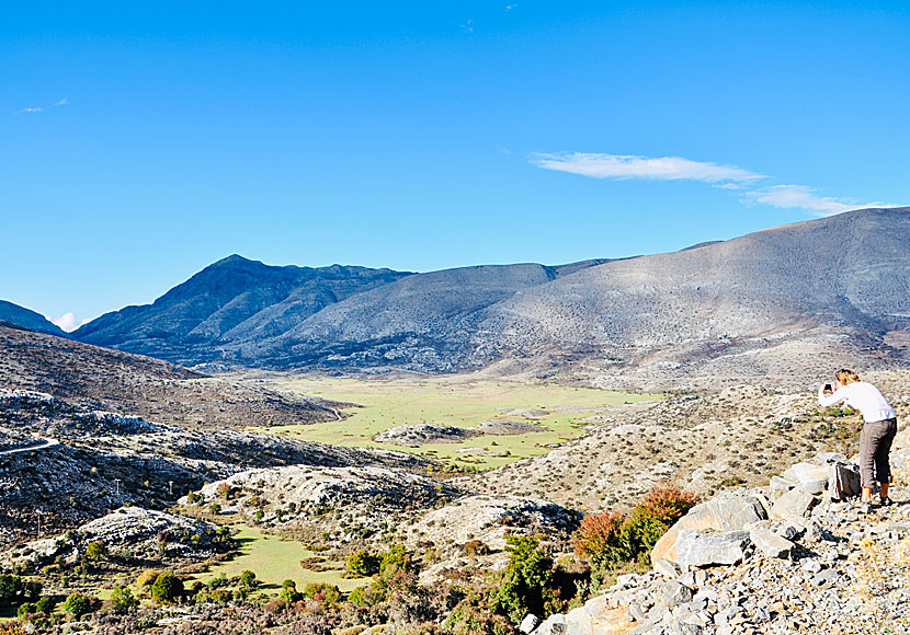 The Nida Plateau above Anogia on Crete in Greece.
