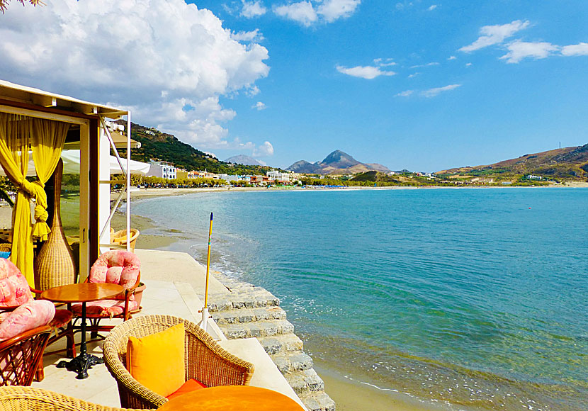 Plakias is located about 35 kilometres south of Rethymno in Crete.