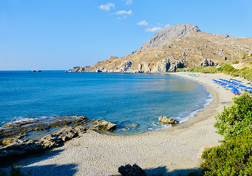 Fantastic Souda beach close to Plakias in Crete.
