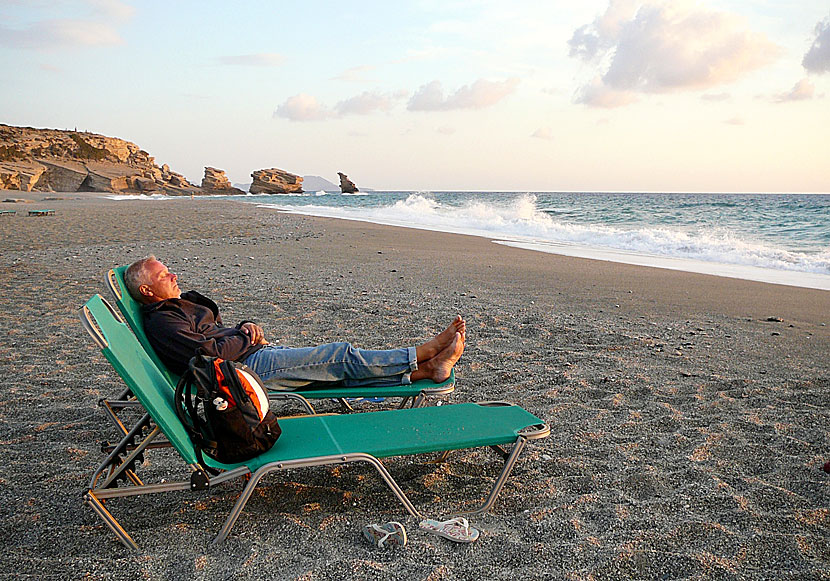 The sunsets in the Libyan Sea are magical if you are in southern Crete. Do not miss!