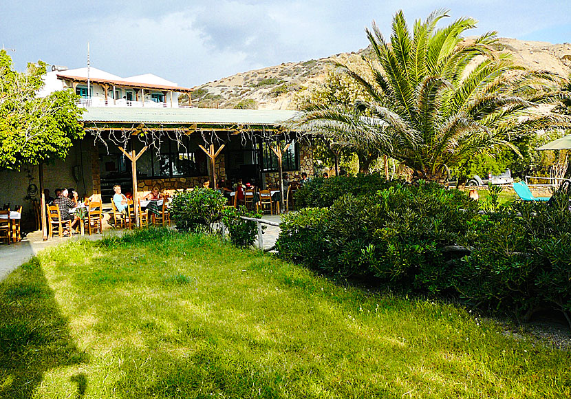 Taverna Girogiali in Triopetra in southern Crete.