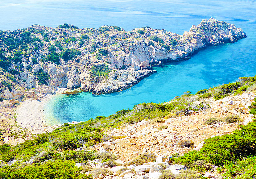 Hike to secluded beaches on Donoussa in the Small Cyclades.