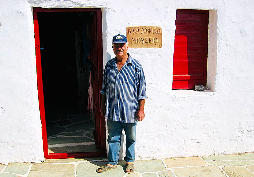 A guided tour of the Folk Museum of Ano Meri on Folegandros.